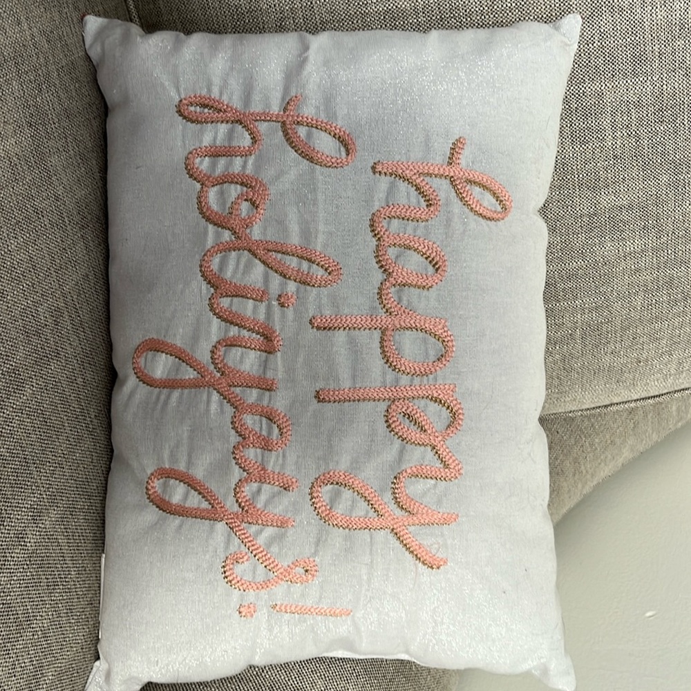 Happy Holidays Lauren Conrad Throw Kidney Pillow 13X17